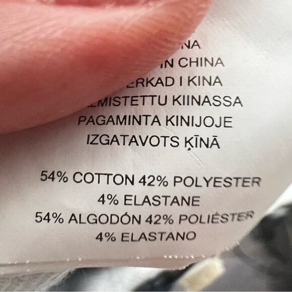 Michael Kors blue speckled elastic waist casual legging pants size medium M B84 - Picture 4 of 5